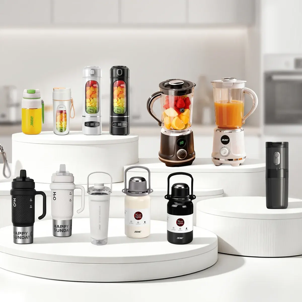 Çin'den tedarik edilen termos, şişe ve blender gibi küçük ev aletleri ürün grubu